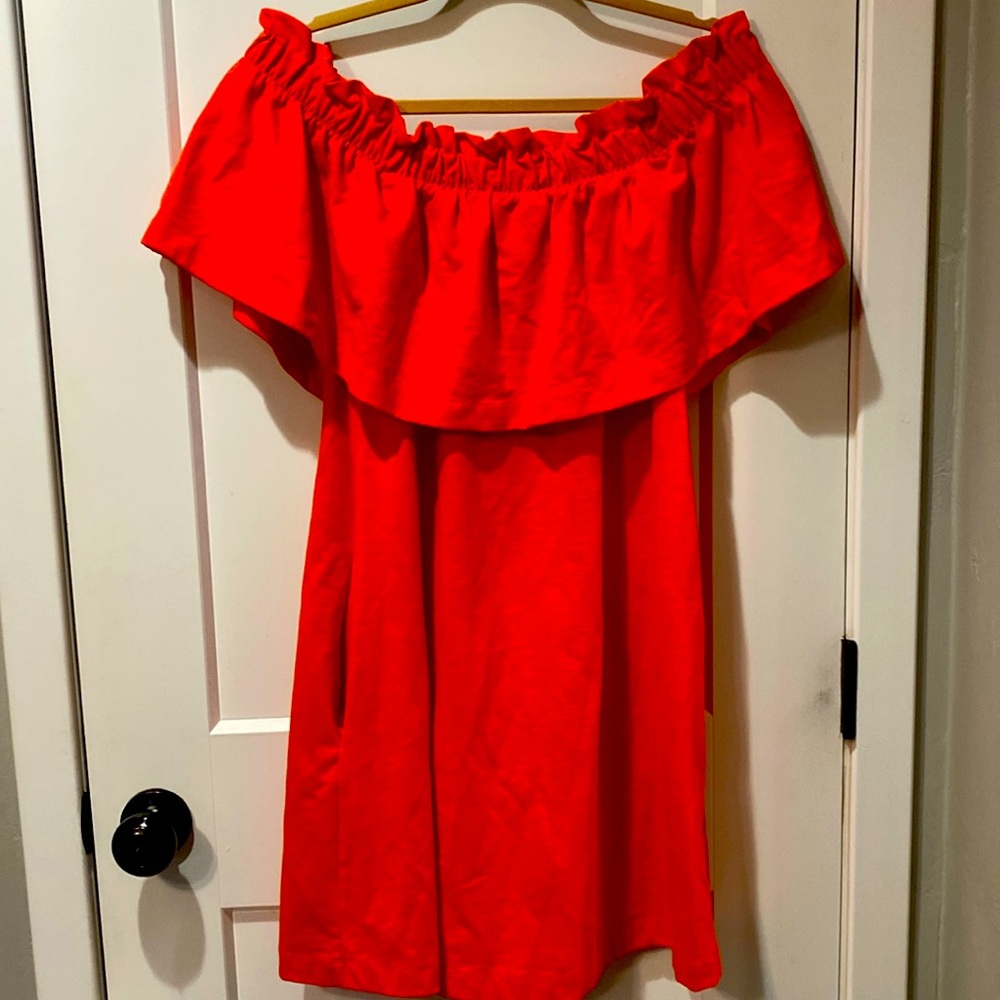 Women’s red dress